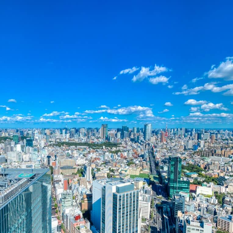 日本・東京の空のイメージ